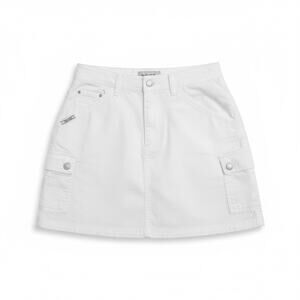 VTG Revolt 90s Y2K 5/6 cotton western cargo mini skort